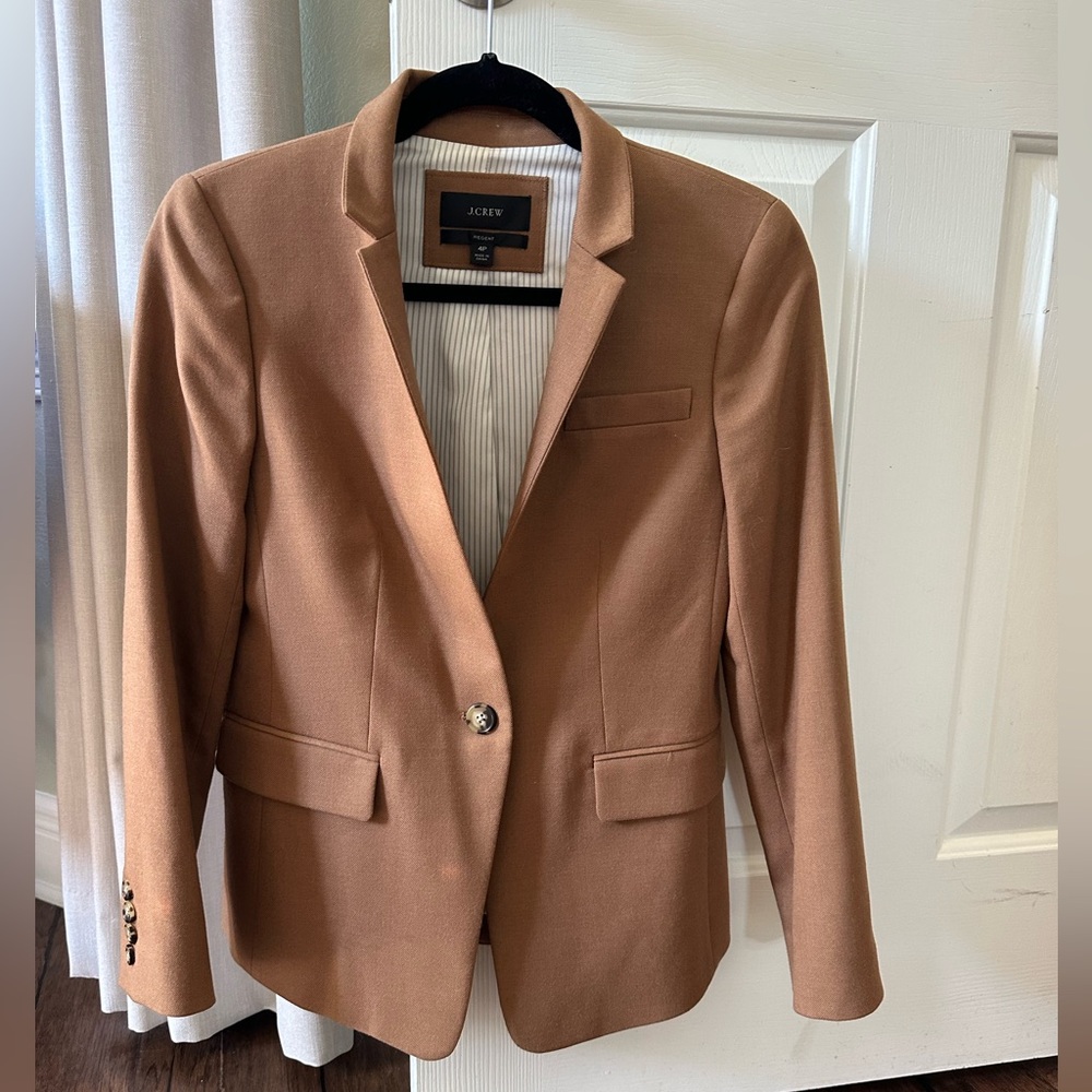 Jcrew regent tan blazer 4p - Picture 2 of 5